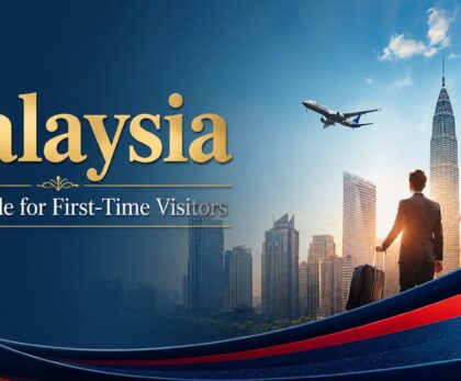 Malaysia travel guide for first-time visitors featuring Kuala Lumpur skyline and Petronas Twin Towers