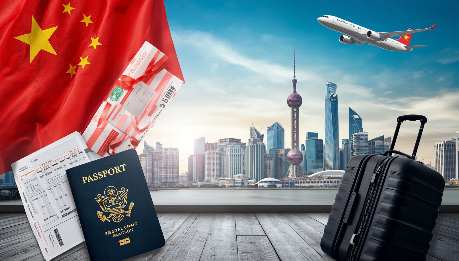China travel services including visa guidance, flights and hotel booking