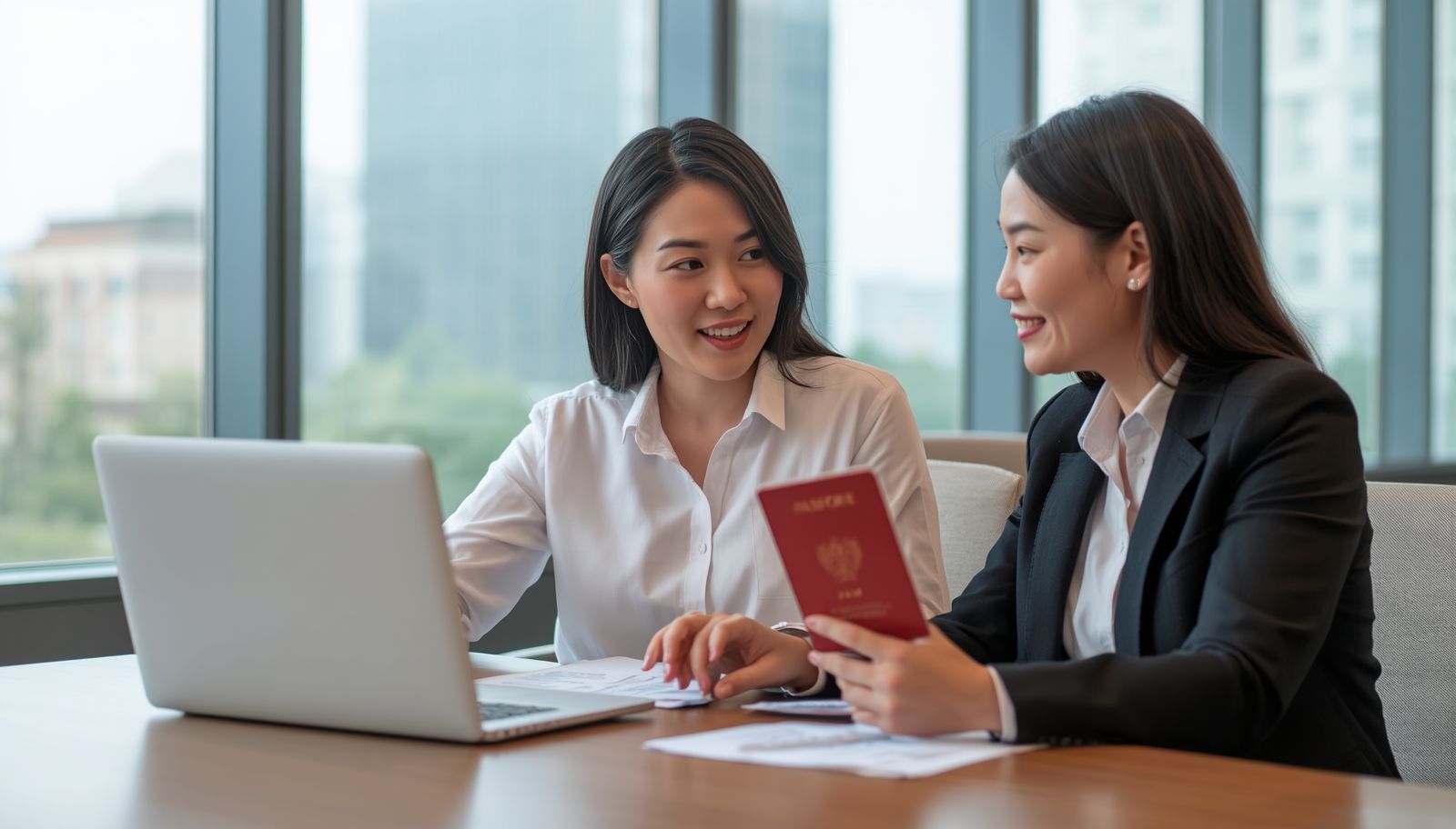 Latif Holidays travel consultant helping customers plan a China trip